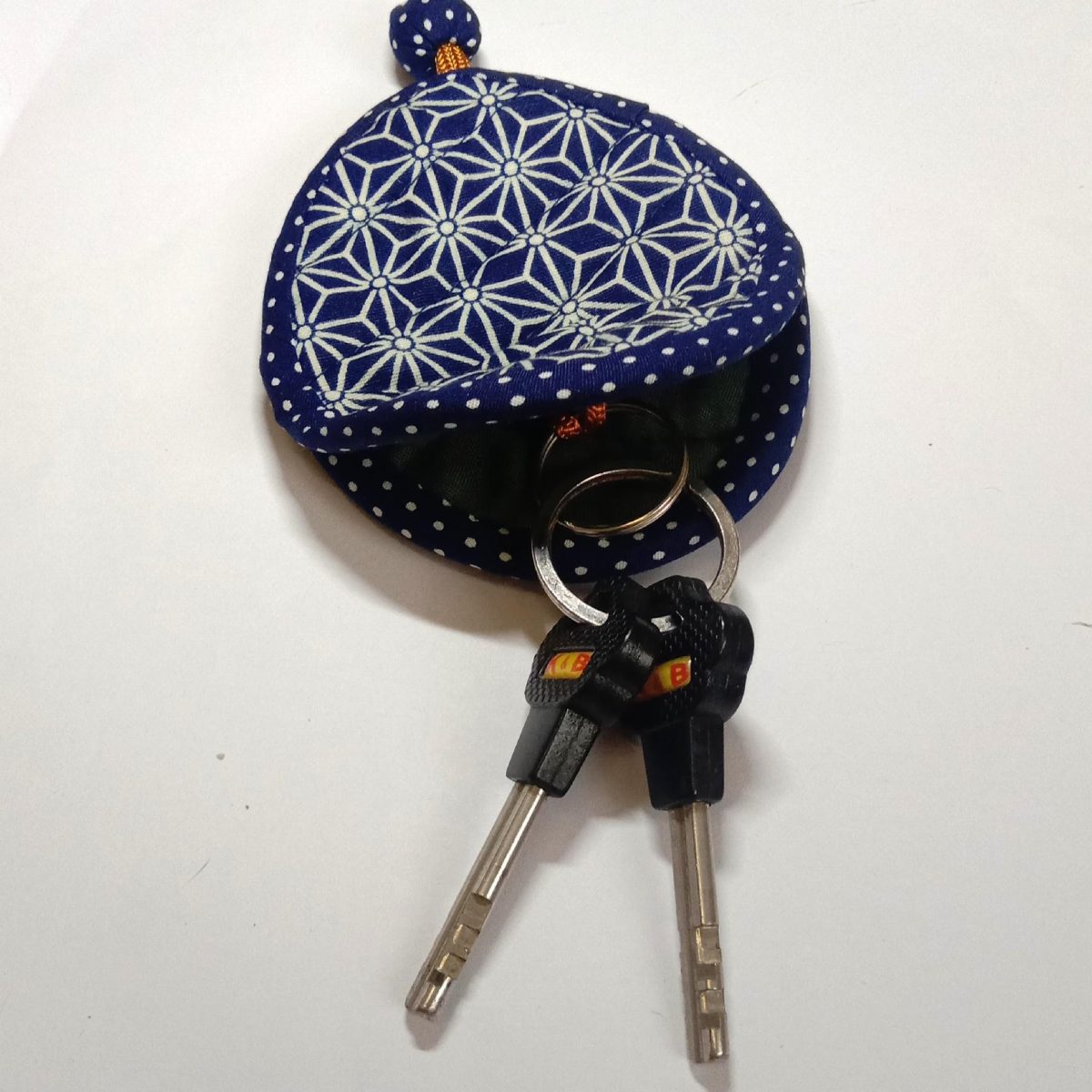 NA003 Cotton Fabric Keyring Holde